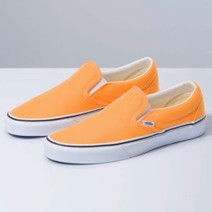 orange neon vans